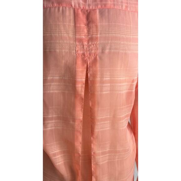 Merrell Sherbet Womens Small Peach Orange NEW Button Front Shirt - Picture 11 of 12